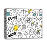 Set-cute-colorful-doodle-hand-drawing Deluxe Canvas 14  x 11  (Stretched)