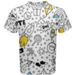 Set-cute-colorful-doodle-hand-drawing Men s Cotton Tee