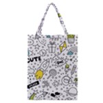 Set-cute-colorful-doodle-hand-drawing Classic Tote Bag