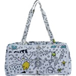 Set-cute-colorful-doodle-hand-drawing Multi Function Bag