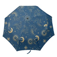 Seamless-galaxy-pattern Folding Umbrellas by uniart180623