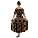 Gold-chain-jewelry-seamless-pattern Shoulder Straps Boho Maxi Dress  View2