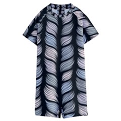 Seamless-pattern-with-interweaving-braids Kids  Boyleg Half Suit Swimwear by uniart180623