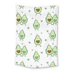 Cute-seamless-pattern-with-avocado-lovers Small Tapestry by uniart180623