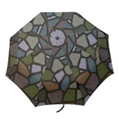 Cartoon-colored-stone-seamless-background-texture-pattern - Folding Umbrellas by uniart180623