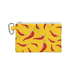Chili-vegetable-pattern-background Canvas Cosmetic Bag (small) by uniart180623