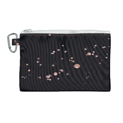 Abstract Rose Gold Glitter Background Canvas Cosmetic Bag (large) by artworkshop