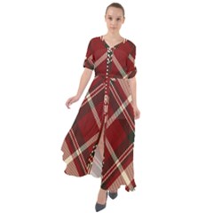 Tartan-scotland-seamless-plaid-pattern-vector-retro-background-fabric-vintage-check-color-square-geo Waist Tie Boho Maxi Dress