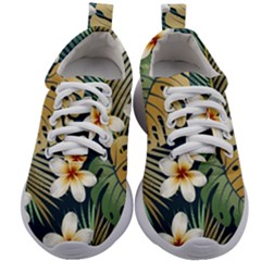 Seamless-pattern-with-tropical-strelitzia-flowers-leaves-exotic-background Kids Athletic Shoes