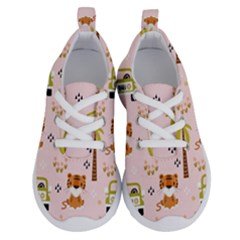Cute-tiger-car-safari-seamless-pattern Running Shoes by uniart180623