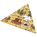 Seamless-pattern-funny-ranger-cartoon Wooden Puzzle Triangle View2