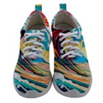 Waves Ocean Sea Tsunami Nautical Arts Women Athletic Shoes