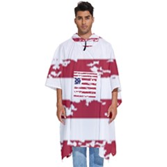 Flag Usa Unite Stated America Men s Hooded Rain Ponchos by uniart180623