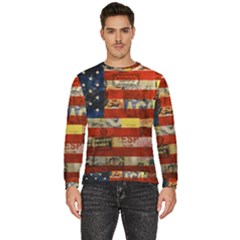 Usa Flag United States Men s Fleece Sweatshirt by uniart180623