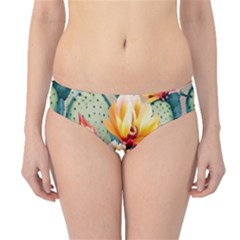 Prickly Pear Cactus Flower Plant Hipster Bikini Bottoms