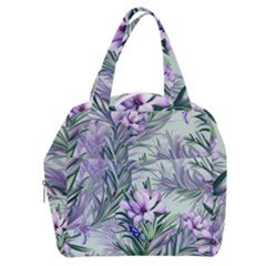 Beautiful Rosemary Floral Pattern Boxy Hand Bag by Ravend