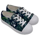 Tree Leaf Green Forest Wood Natural Nature Kids  Low Top Canvas Sneakers View3