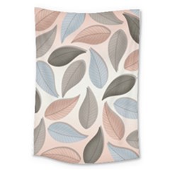 Leaves Pastel Background Nature Large Tapestry by Ravend