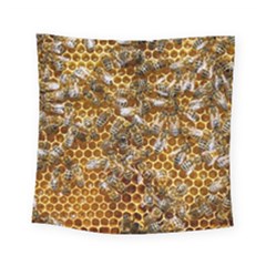 Honey Bee Bees Insect Square Tapestry (small)