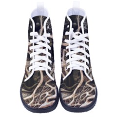 Tree Nature Landscape Forest Men s High-top Canvas Sneakers by Ravend