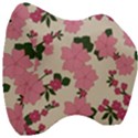 Floral Vintage Flowers Velour Head Support Cushion View3