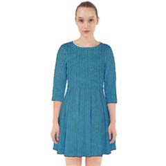 Blue Digital Fabric Smock Dress by ConteMonfrey