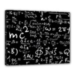E=mc2 Text Science Albert Einstein Formula Mathematics Physics Canvas 20  x 16  (Stretched)