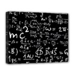 E=mc2 Text Science Albert Einstein Formula Mathematics Physics Deluxe Canvas 20  x 16  (Stretched)