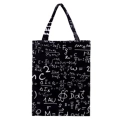 E=mc2 Text Science Albert Einstein Formula Mathematics Physics Classic Tote Bag by uniart180623