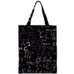 E=mc2 Text Science Albert Einstein Formula Mathematics Physics Zipper Classic Tote Bag