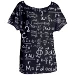 E=mc2 Text Science Albert Einstein Formula Mathematics Physics Women s Oversized Tee