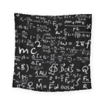E=mc2 Text Science Albert Einstein Formula Mathematics Physics Square Tapestry (Small)