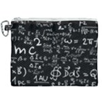 E=mc2 Text Science Albert Einstein Formula Mathematics Physics Canvas Cosmetic Bag (XXL)