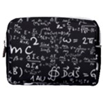 E=mc2 Text Science Albert Einstein Formula Mathematics Physics Make Up Pouch (Medium)