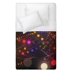 Abstract Light Star Design Laser Light Emitting Diode Duvet Cover (single Size) by uniart180623