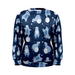 Bear Pattern Patterns Planet Animals Women s Sweatshirt by uniart180623