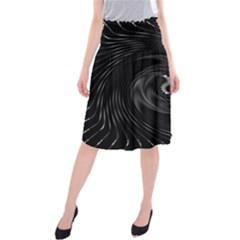 Abstract Mandala Twirl Midi Beach Skirt by uniart180623