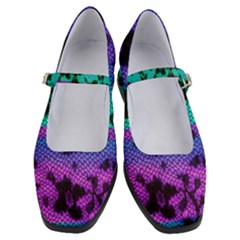  Women s Mary Jane Shoes W/ Black Lace by VIBRANT