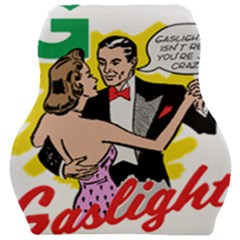 G Is For Gaslight Funny Dance1-01 Car Seat Velour Cushion  by shoopshirt