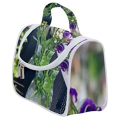 Cute Flower Wallpaper Satchel Handbag by artworkshop
