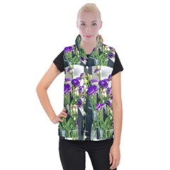 Cute Flower Wallpaper Women s Button Up Vest by artworkshop