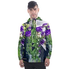 Cute Flower Wallpaper Men s Front Pocket Pullover Windbreaker by artworkshop