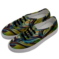Tree Magical Colorful Abstract Metaphysical Men s Classic Low Top Sneakers by Simbadda