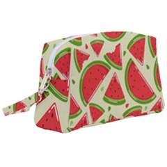Cute Watermelon Seamless Pattern Wristlet Pouch Bag (large) by Simbadda