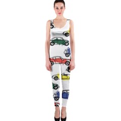Cars Pattern One Piece Catsuit by Simbadda