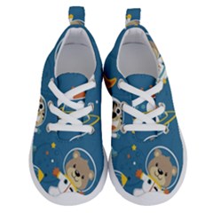Seamless-pattern-funny-astronaut-outer-space-transportation Running Shoes by Simbadda