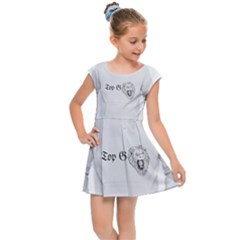 (2)dx Hoodie  Kids  Cap Sleeve Dress by Alldesigners