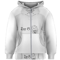 (2)dx Hoodie  Kids  Zipper Hoodie Without Drawstring by Alldesigners