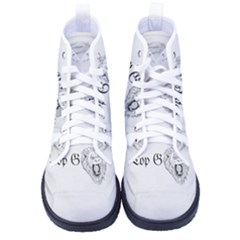 (2) Kid s High-top Canvas Sneakers by Alldesigners