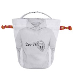 (2)dx Hoodie Drawstring Bucket Bag by Alldesigners